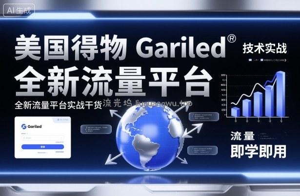美国得物Gariled技术实战,全新流量平台实战干货,即学即用