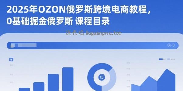 2025年OZON俄罗斯跨境电商教程，0基础掘金俄罗斯